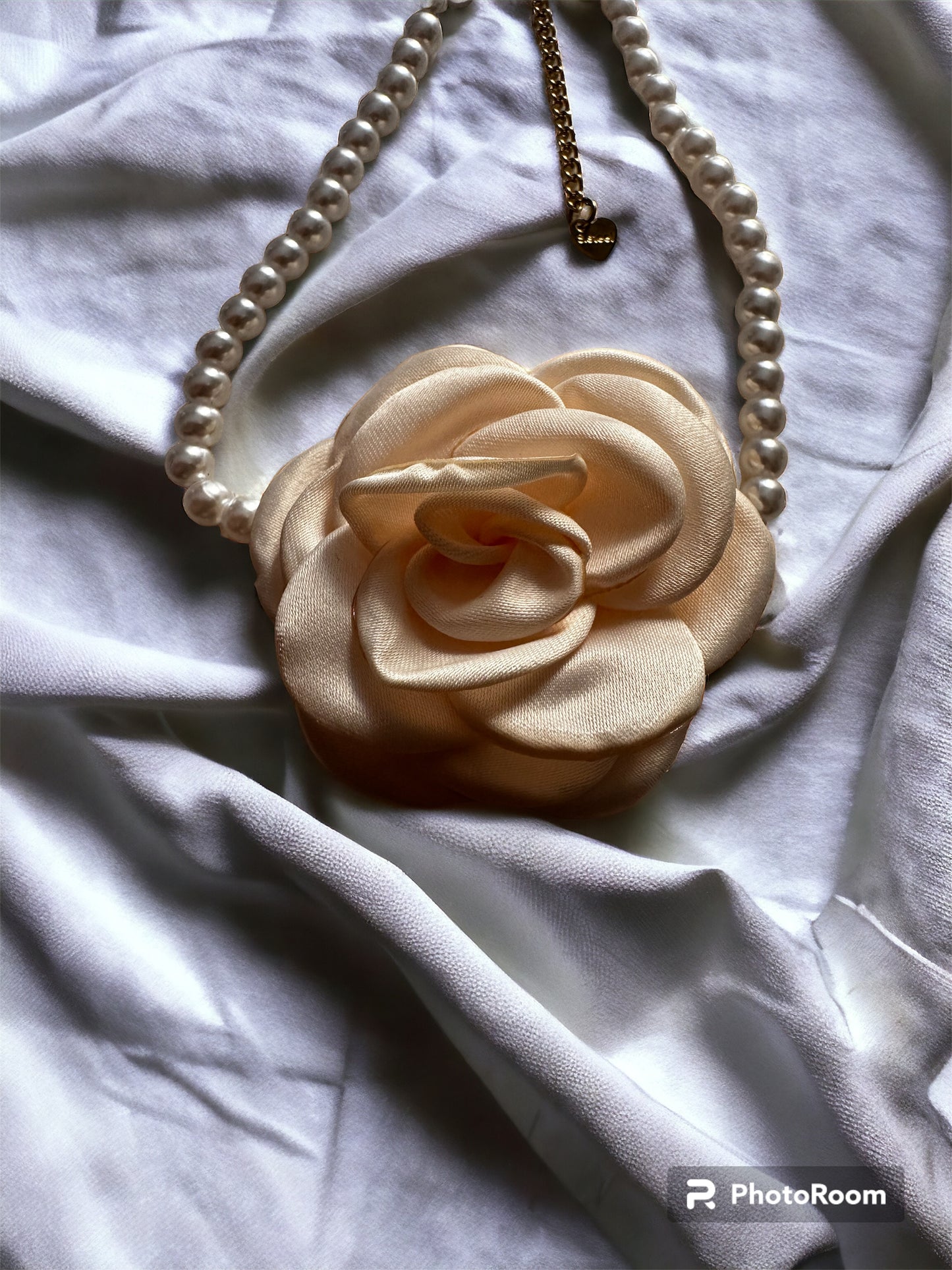 Collana Chocker Rosa