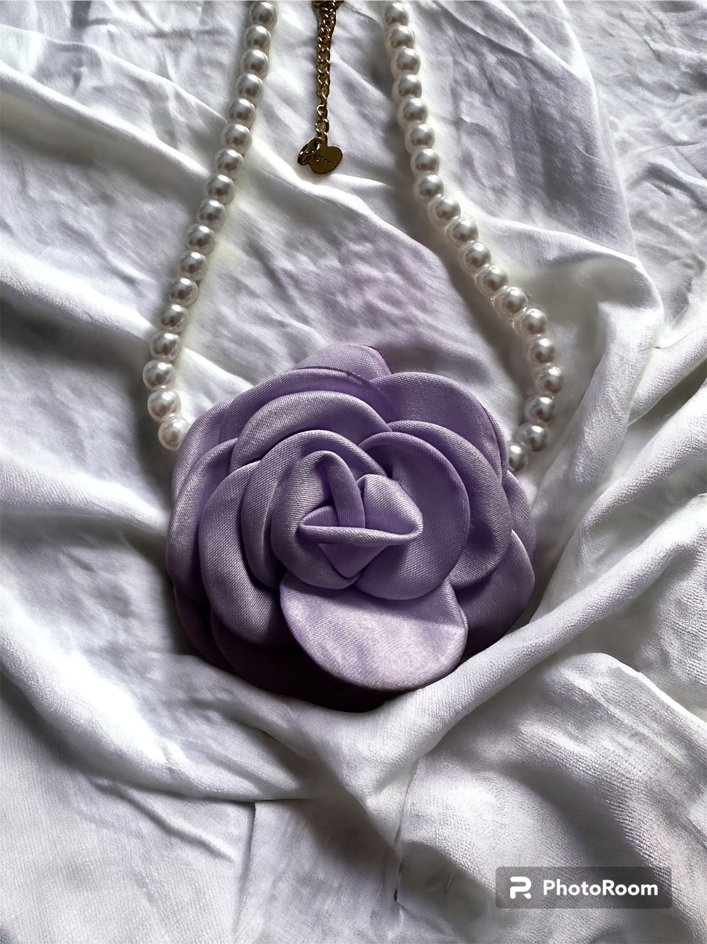 Collana Chocker Rosa