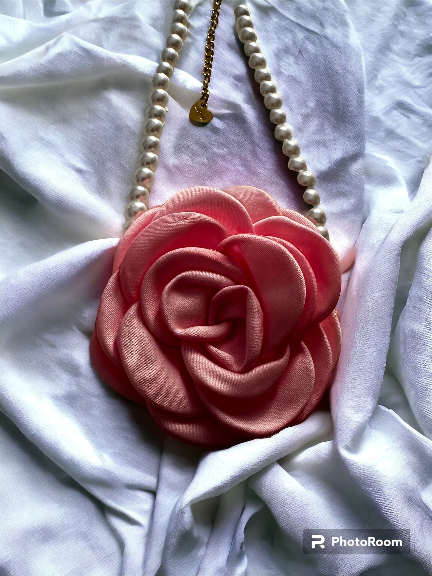 Collana Chocker Rosa