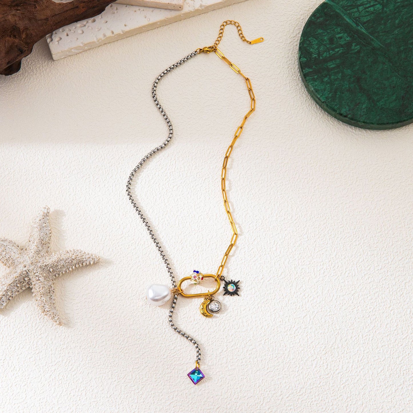 Collana Bicolor Cristall