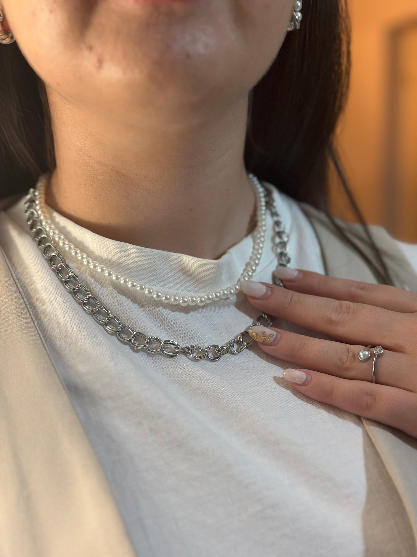Collana doppia Rock