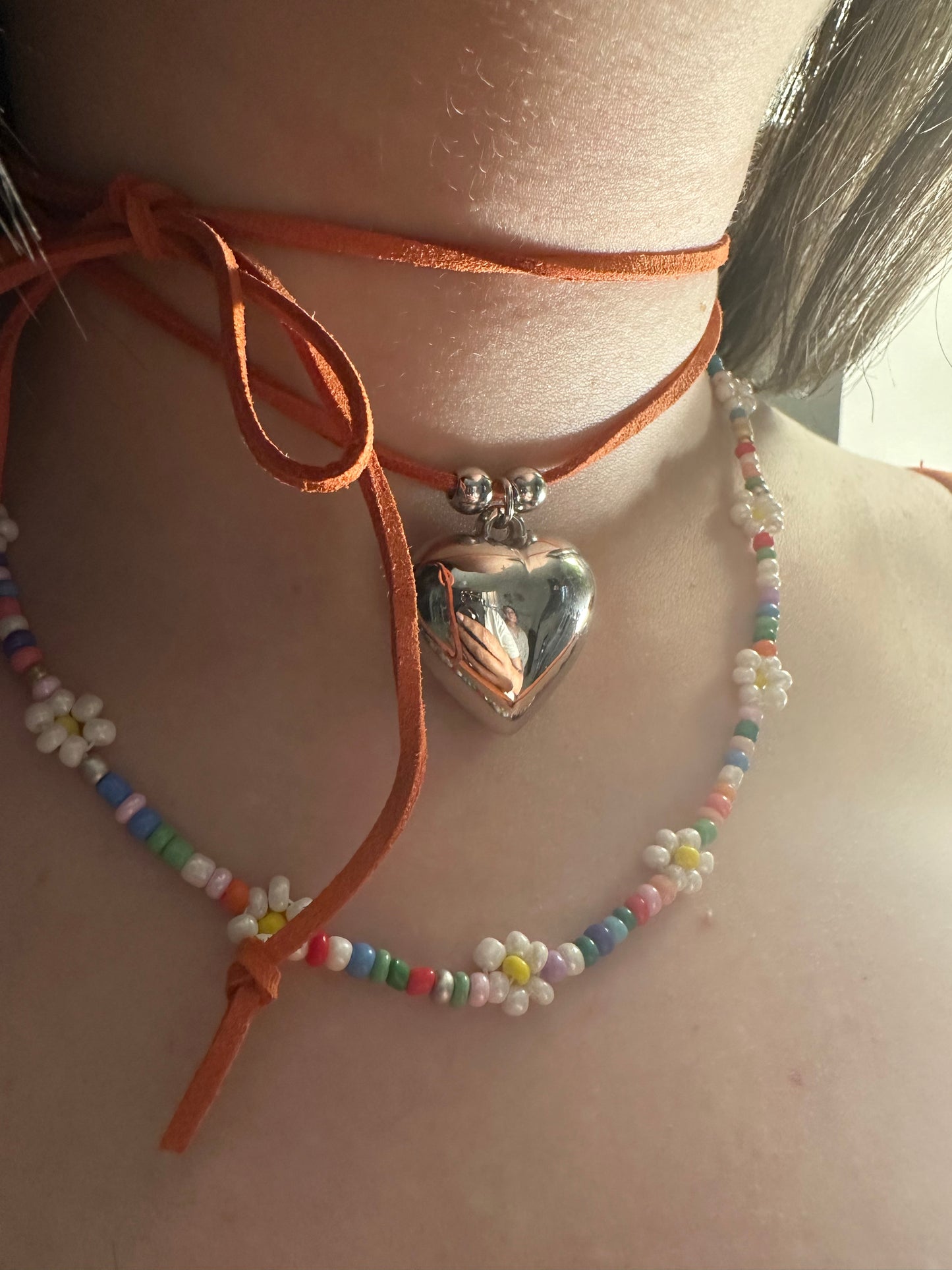 Choker più collana Floreale