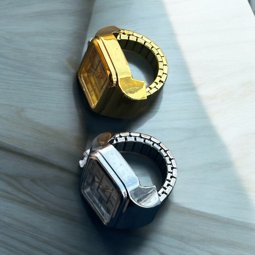 Anello Watch Rettangolare