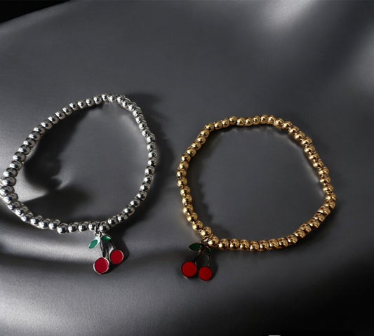 Cherry Elastic Bracelet 🍒