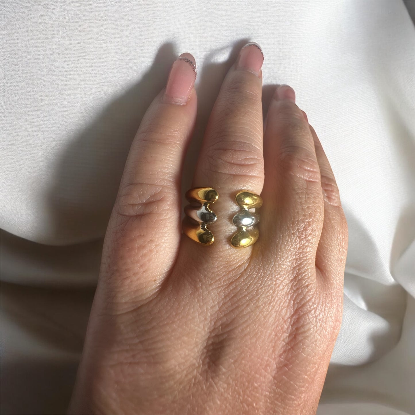 Anello Tris Bicolor