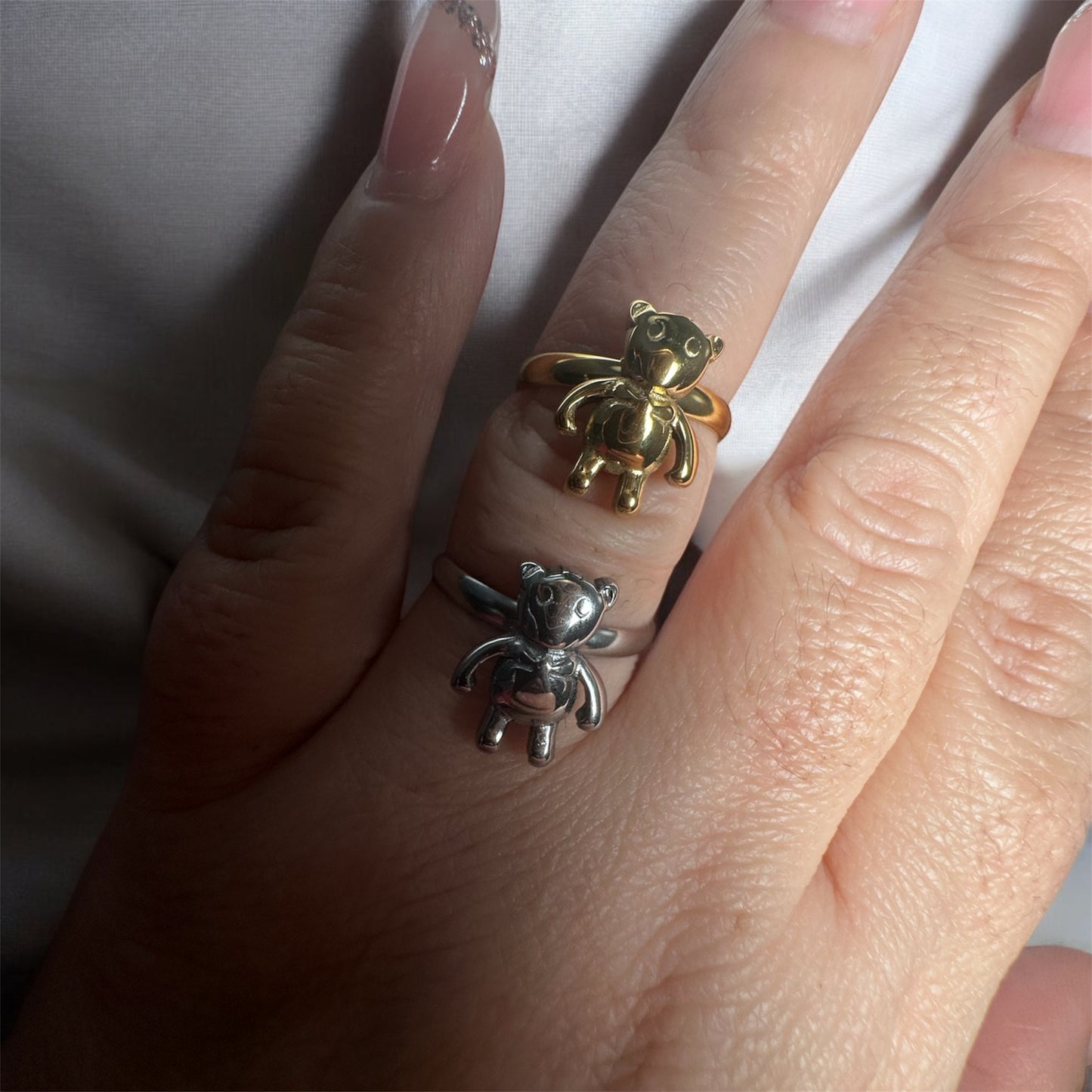 Simple Teddy Bear Ring