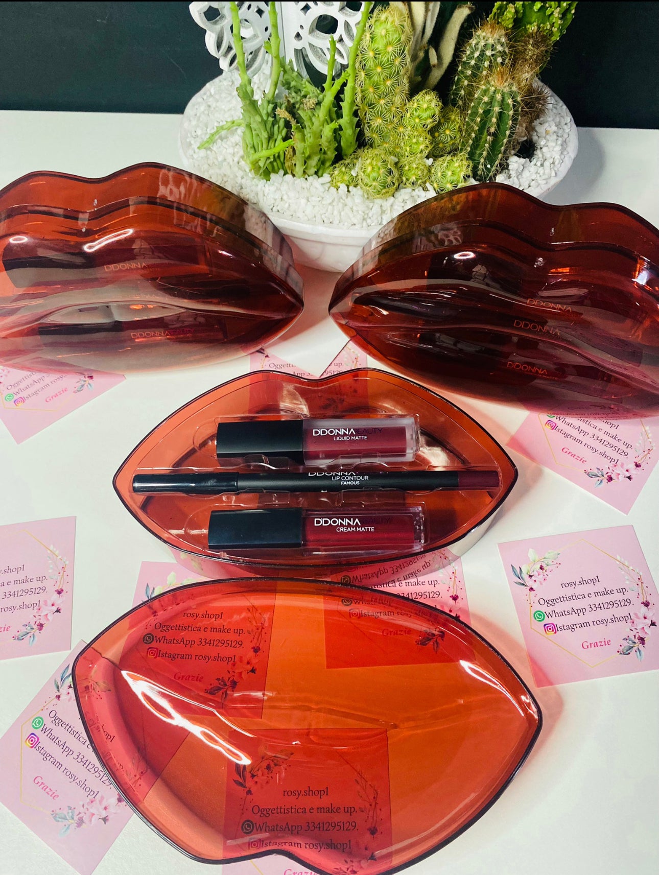 Set DDonna Rossetti Red