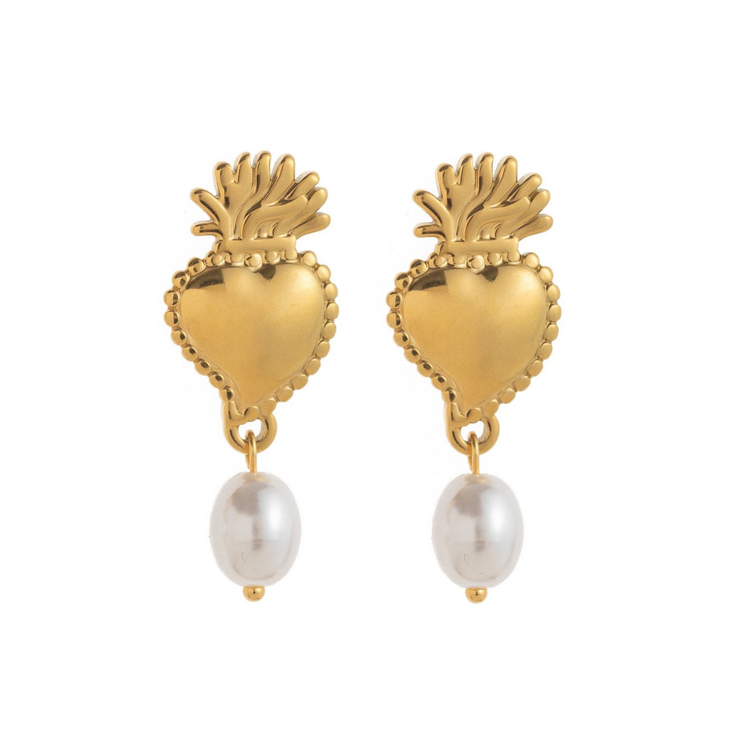 Orecchini Cuore Sacro Elegance.