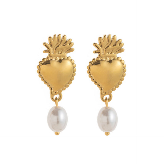 Orecchini Cuore Sacro Elegance.