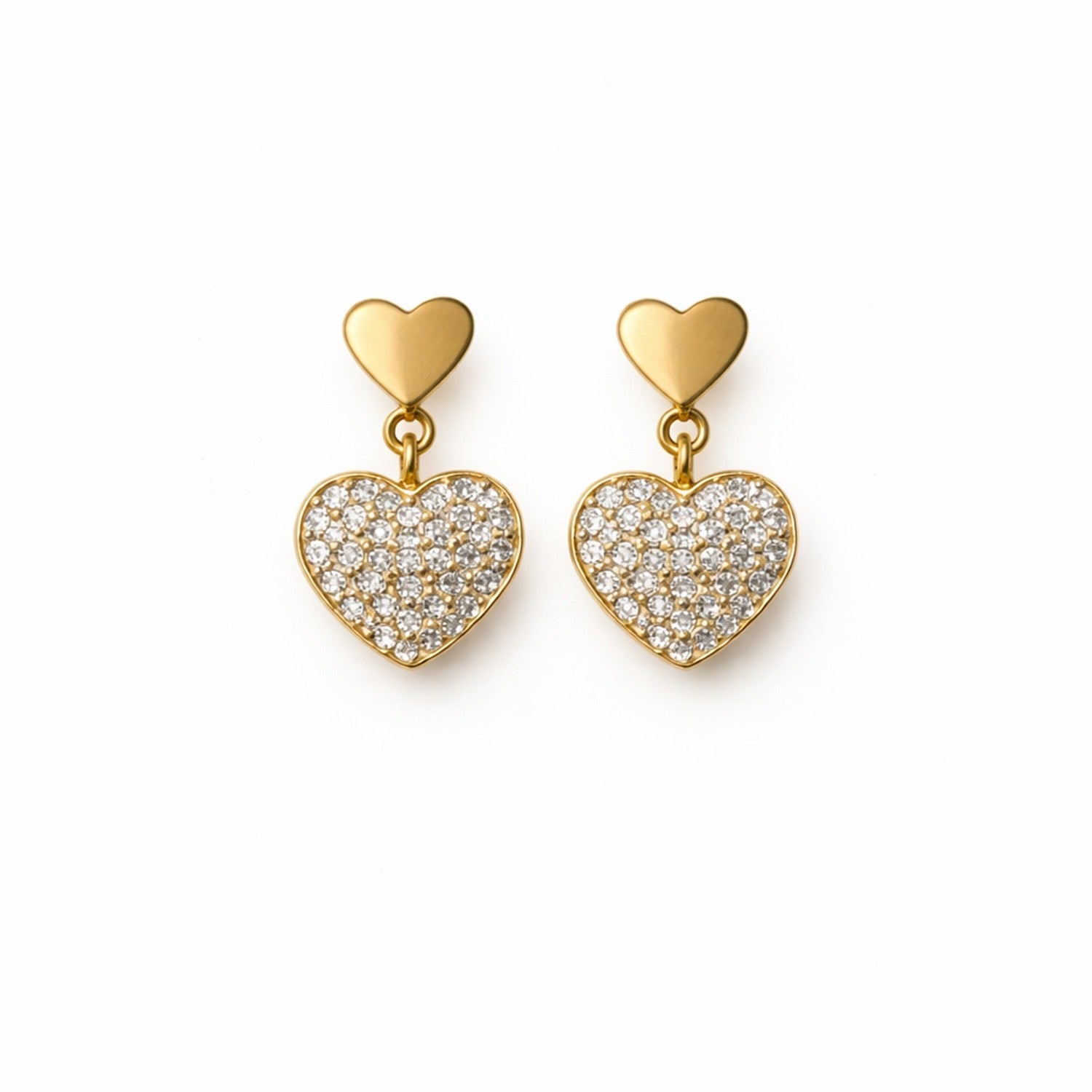 Orecchini Cuore Pavé