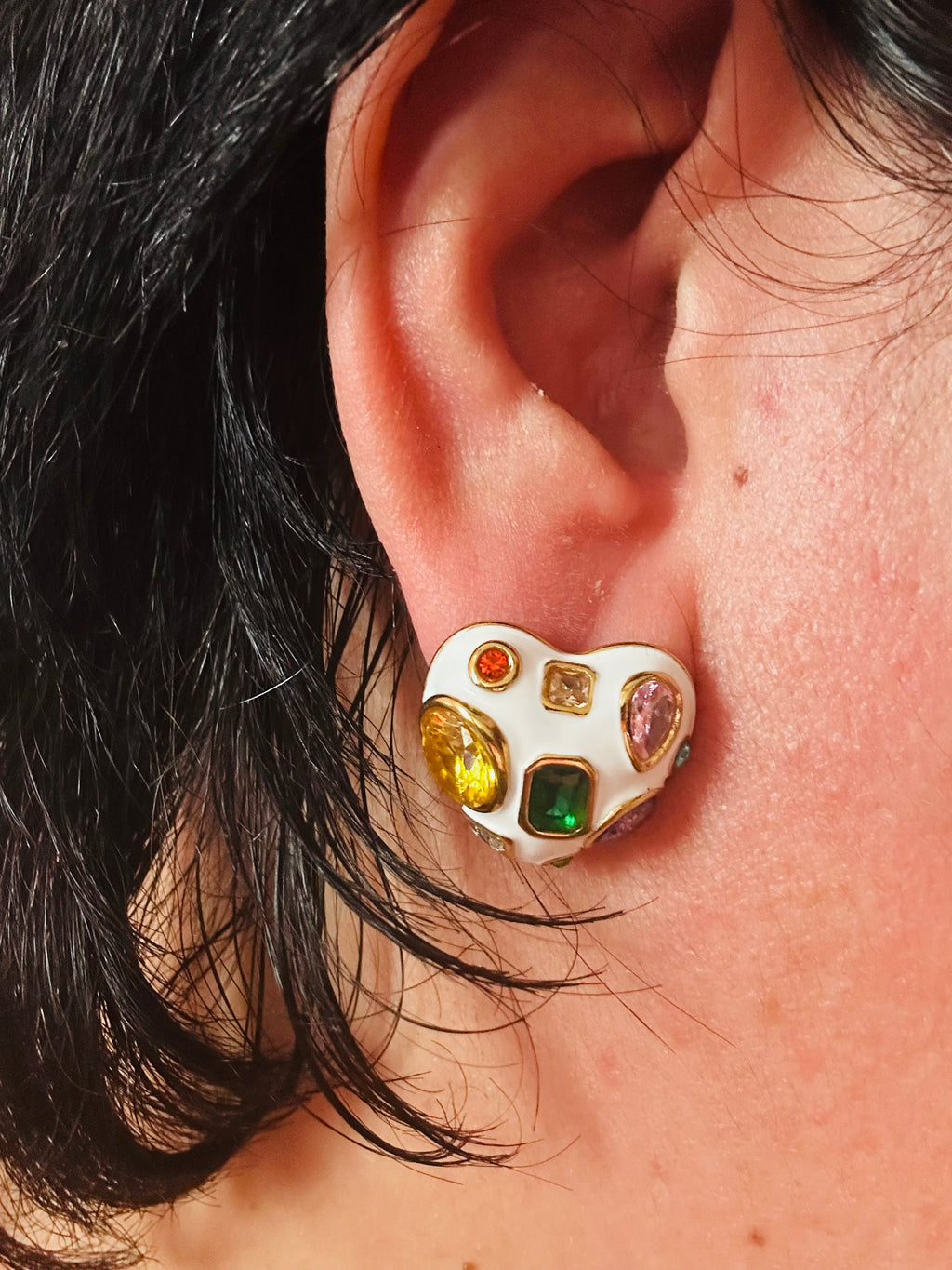 Orecchini Heart cristall