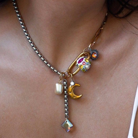 Collana Bicolor Cristall
