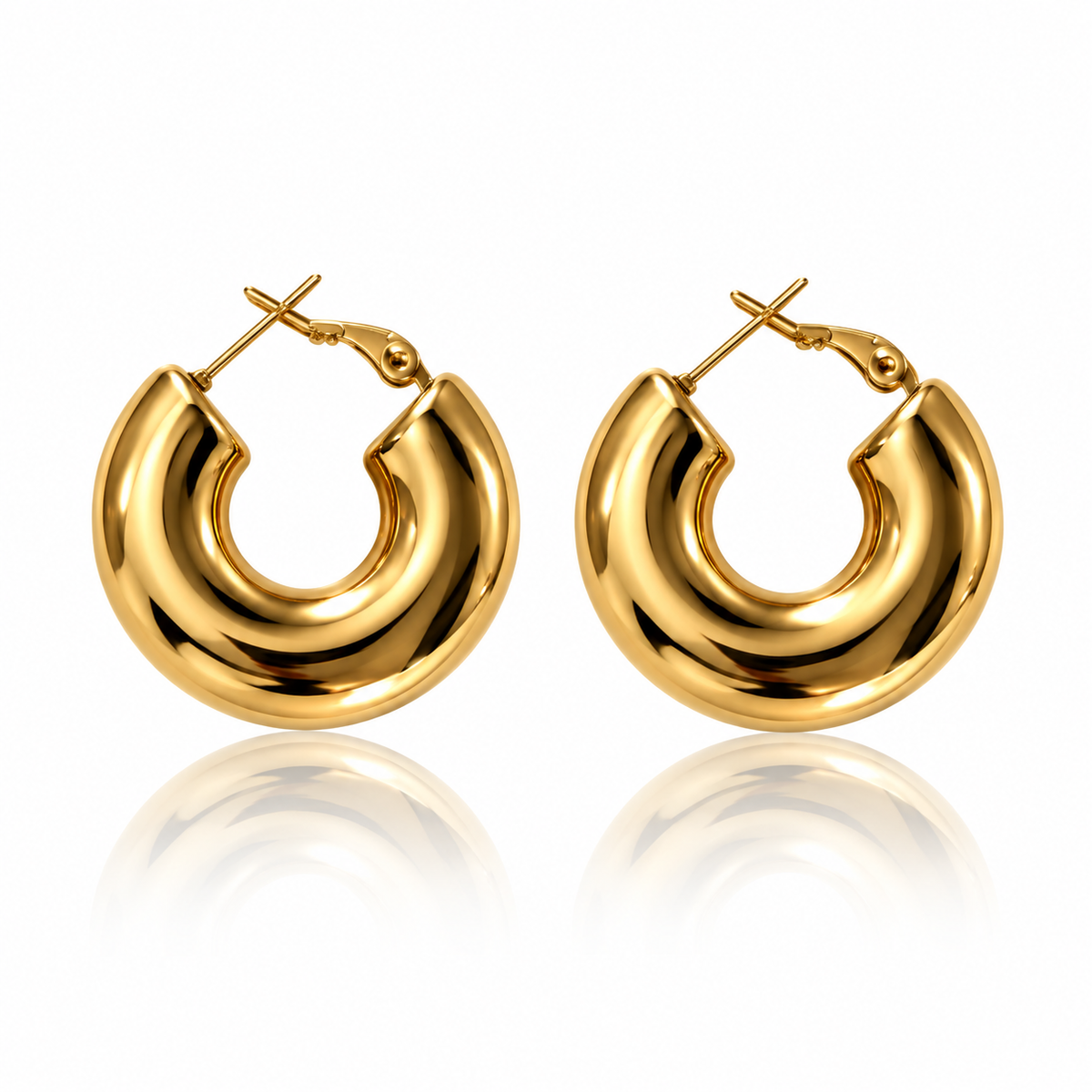 Orecchini Bold Hoops