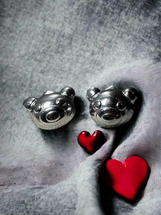 Teddy Bear Earrings.