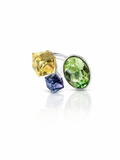 Anello Pietre Cubiche