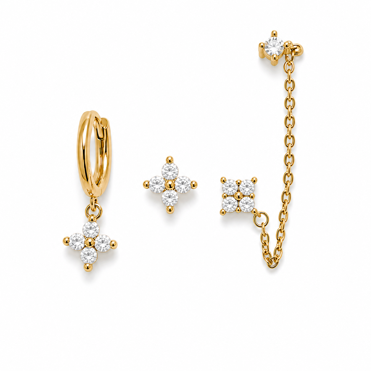 Set Orecchini Cristalli
