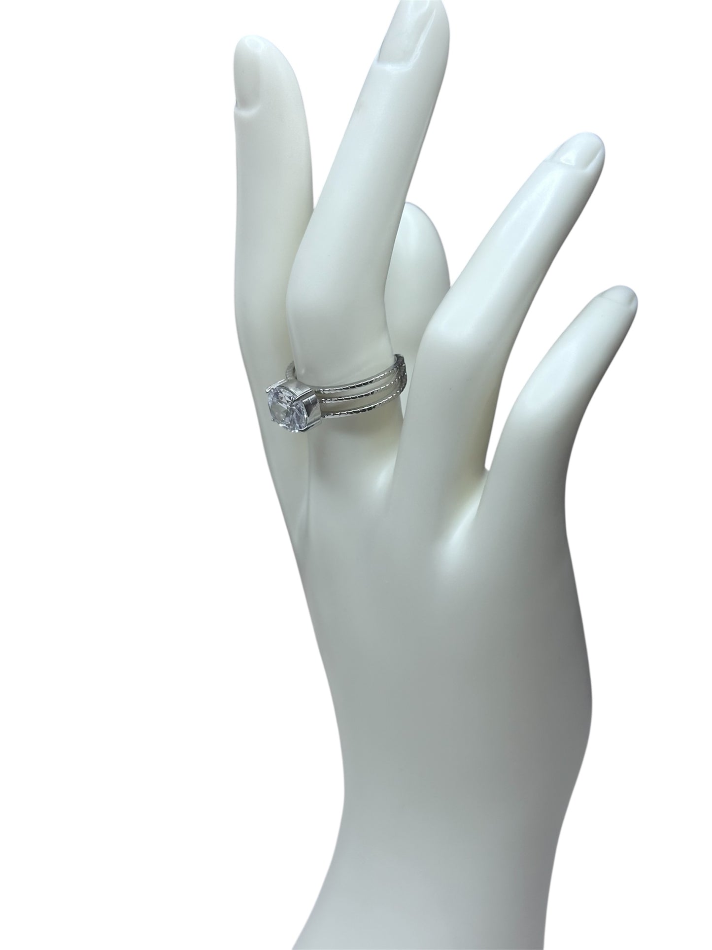 Anello Luce Tre Fasce