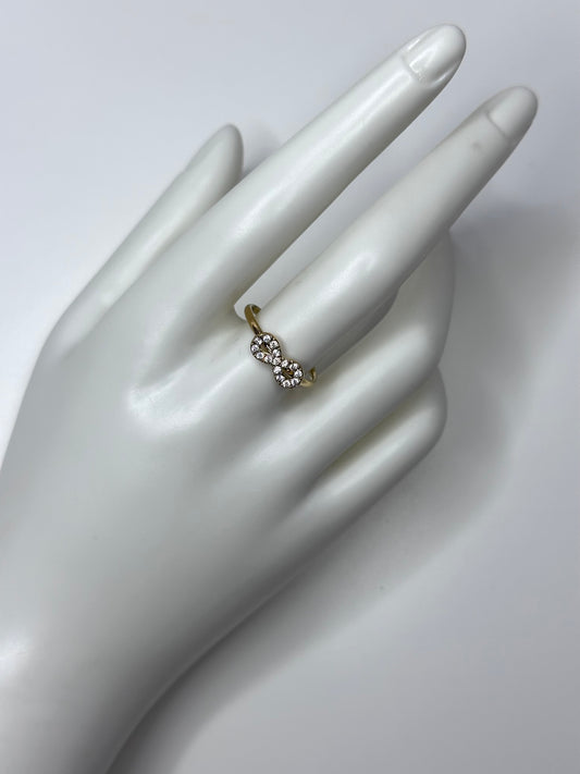 Anello Infinito Strass