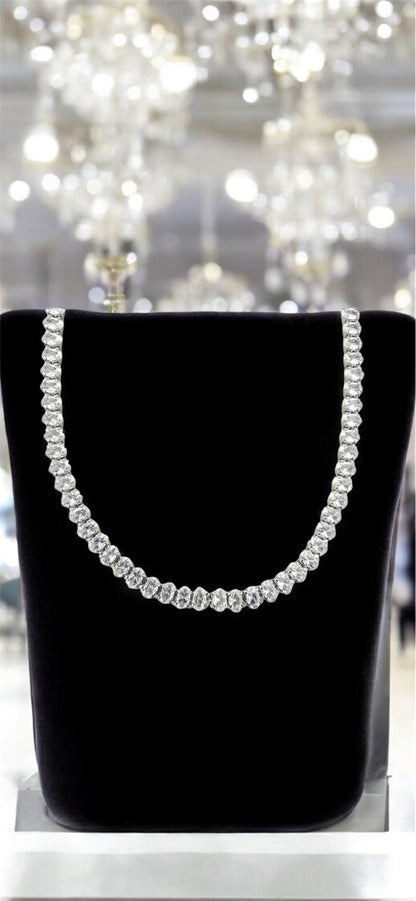 Collana Tennis pietra Ovale.