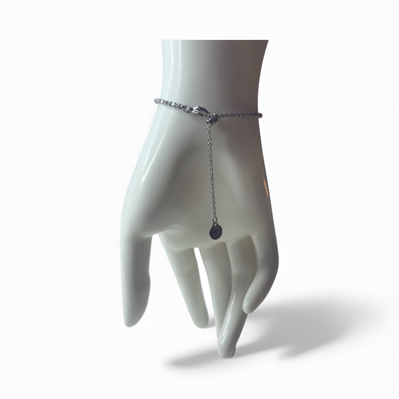 Bracciale Tennis Cuore (con cursore)