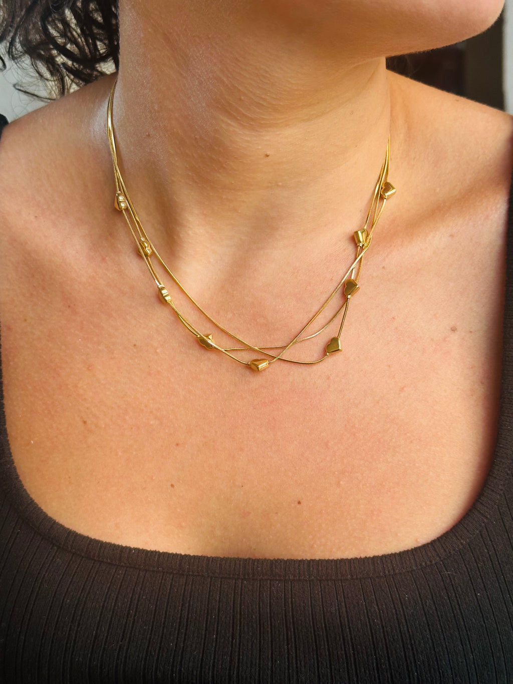 Collana Intreccio di cuori