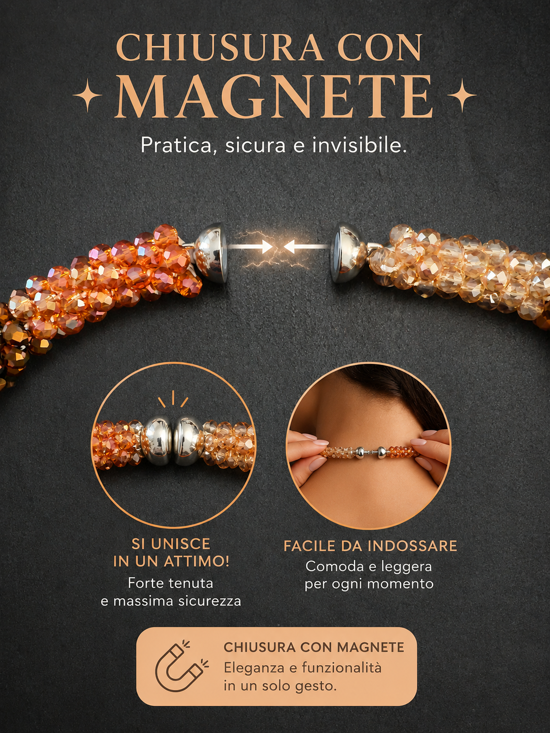 Girocollo Amber Glow