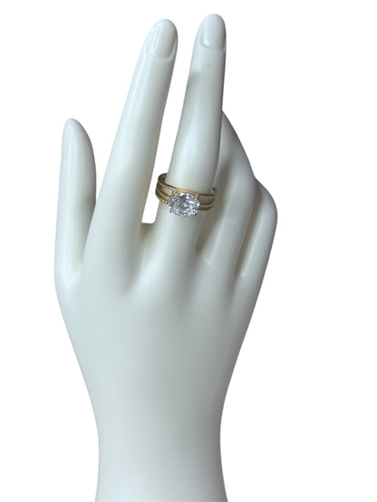 Anello Luce Tre Fasce