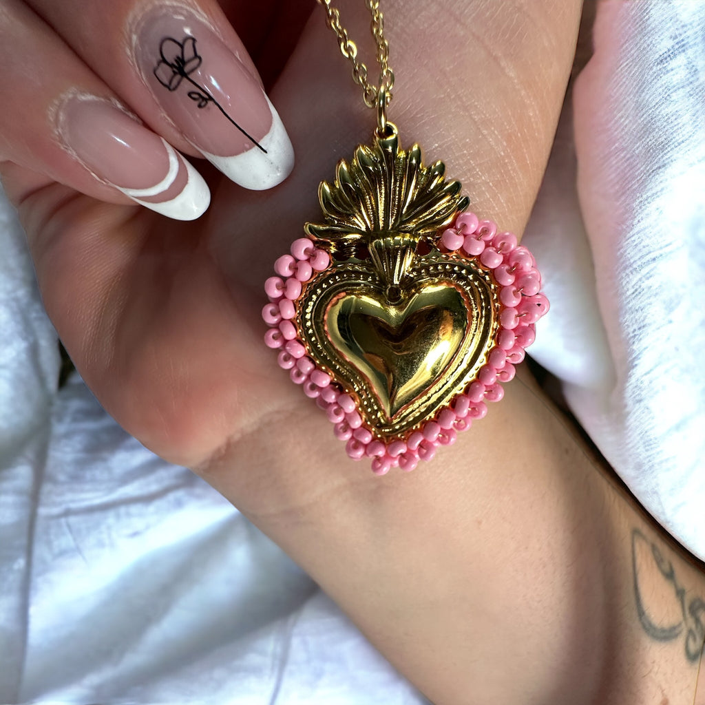 Luxury Sacred Heart Necklace