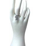 Anello Teddy Charm