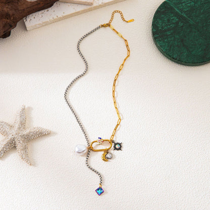 Collana Bicolor Cristall