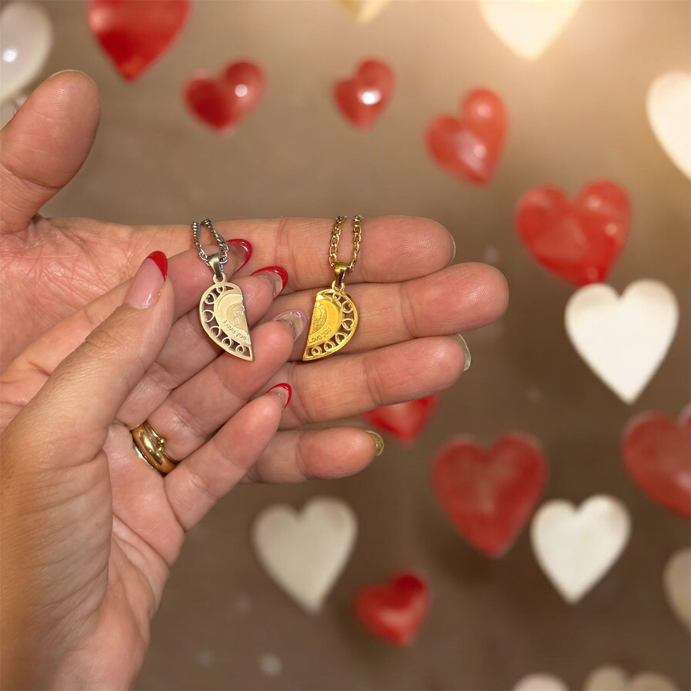 Valentine's Day Necklace Couple (You&amp;Me)
