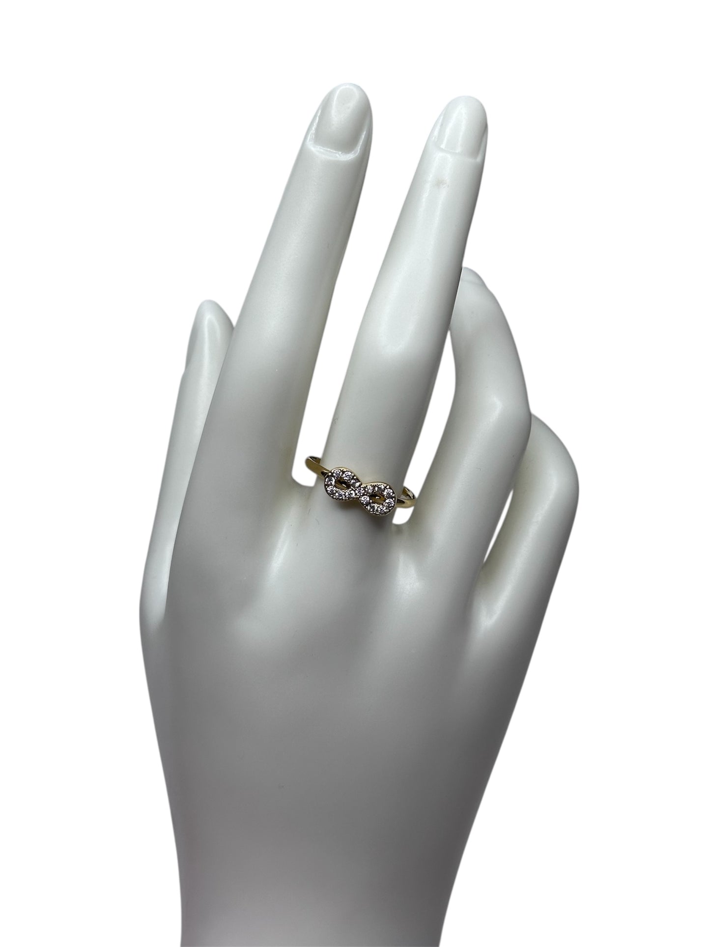 Anello Infinito Strass