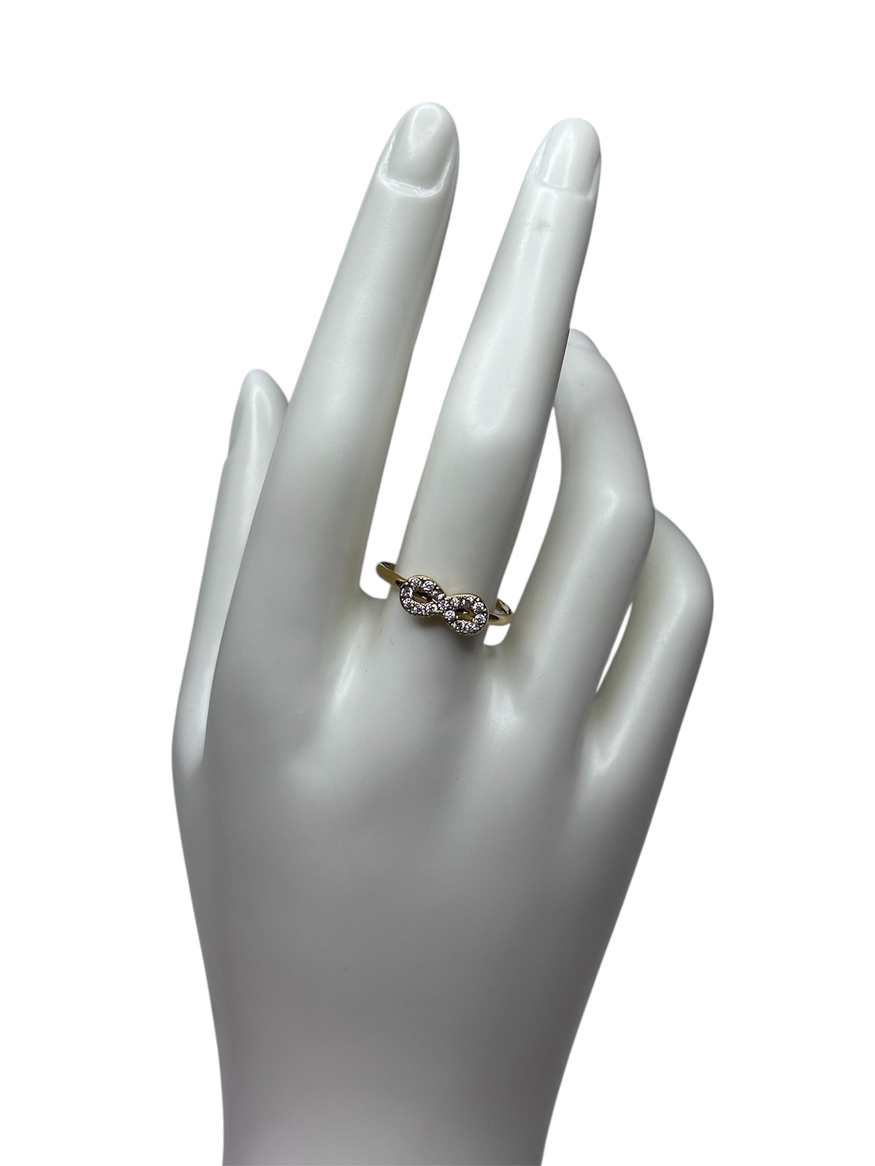 Anello Infinito Strass