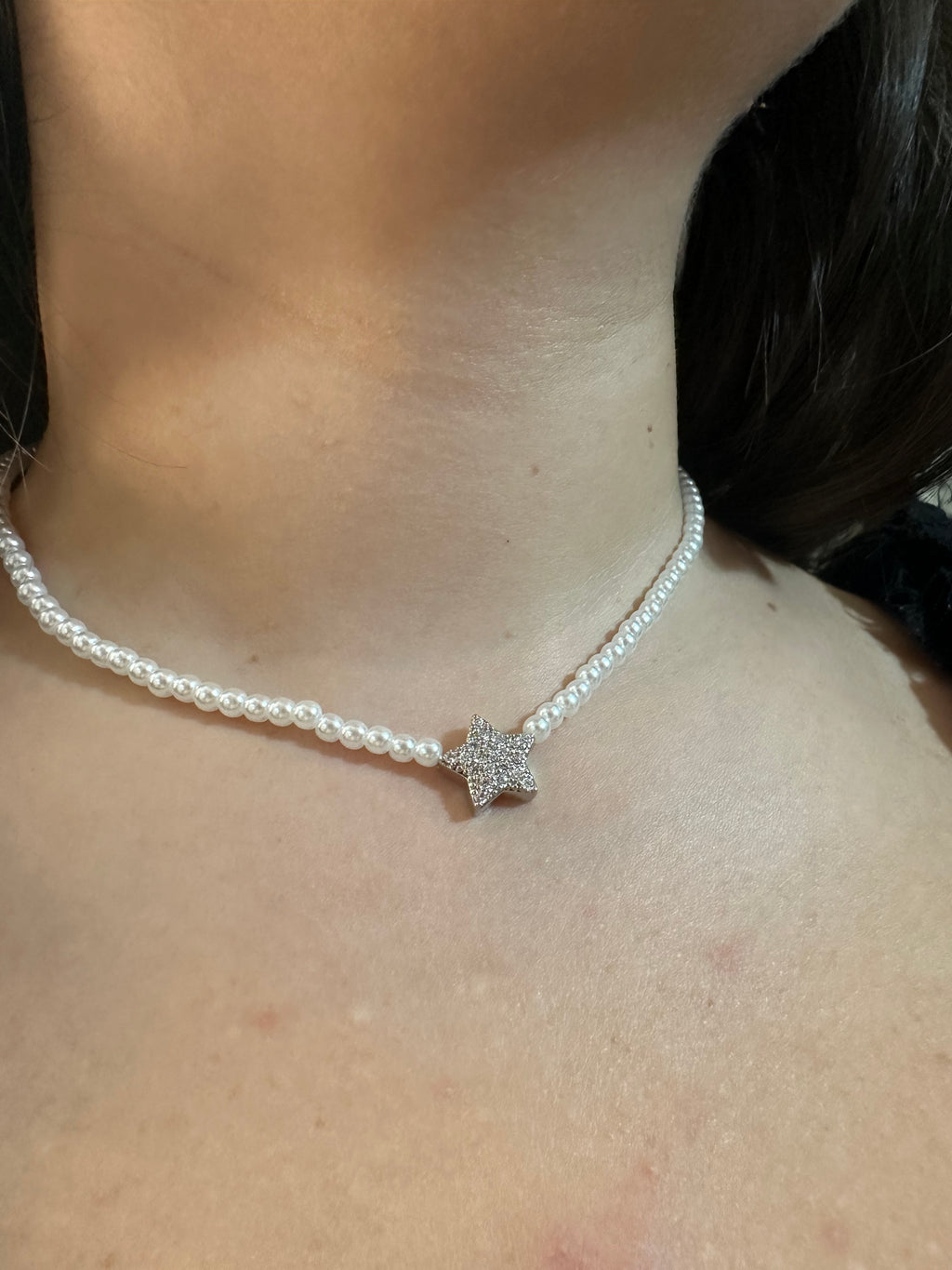 Star pearl necklace