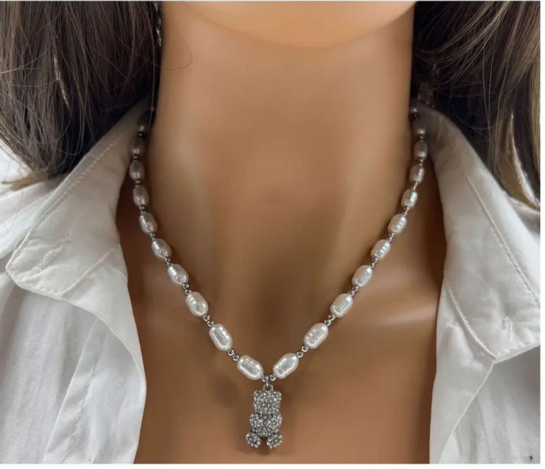 Precious Teddy Necklace