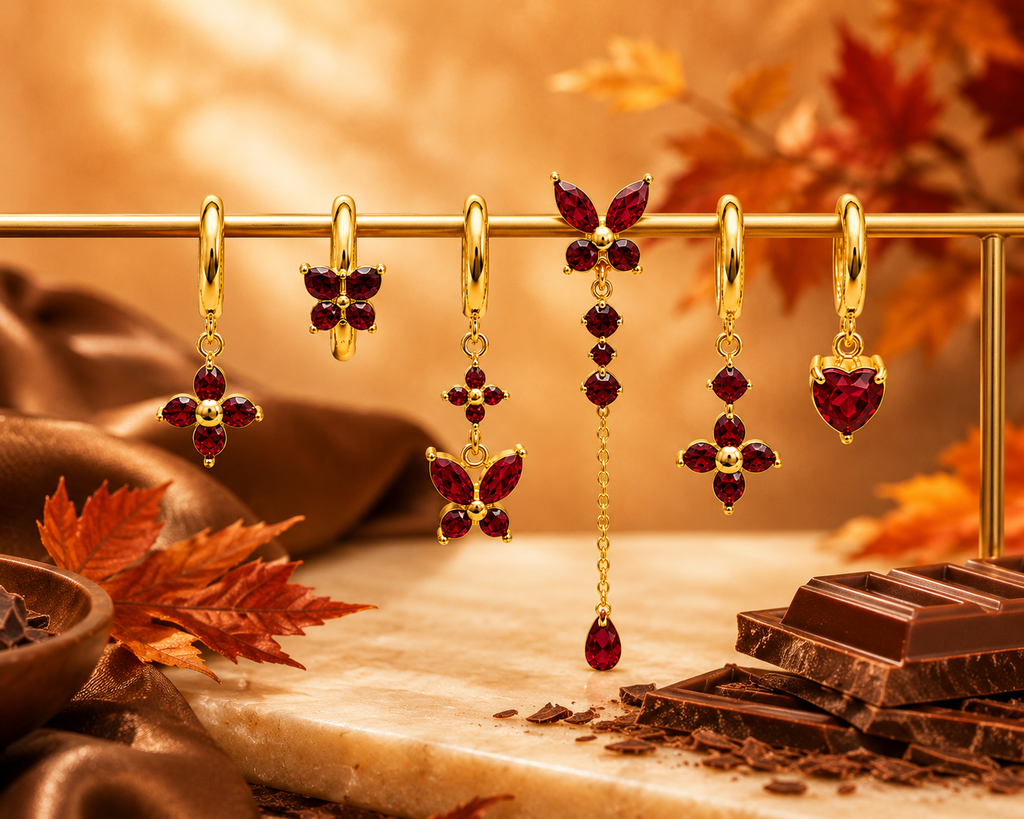 Set Ruby Butterfly