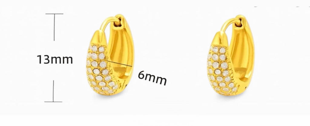 Orecchini Gleam Hoops