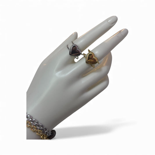 Anello Cuore Pieno