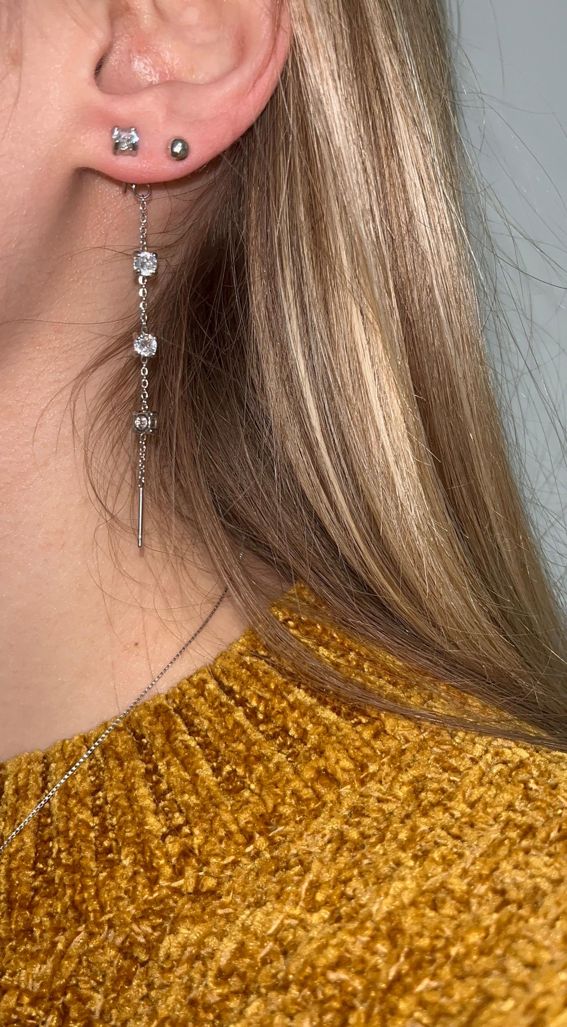 Comet Thread Earrings