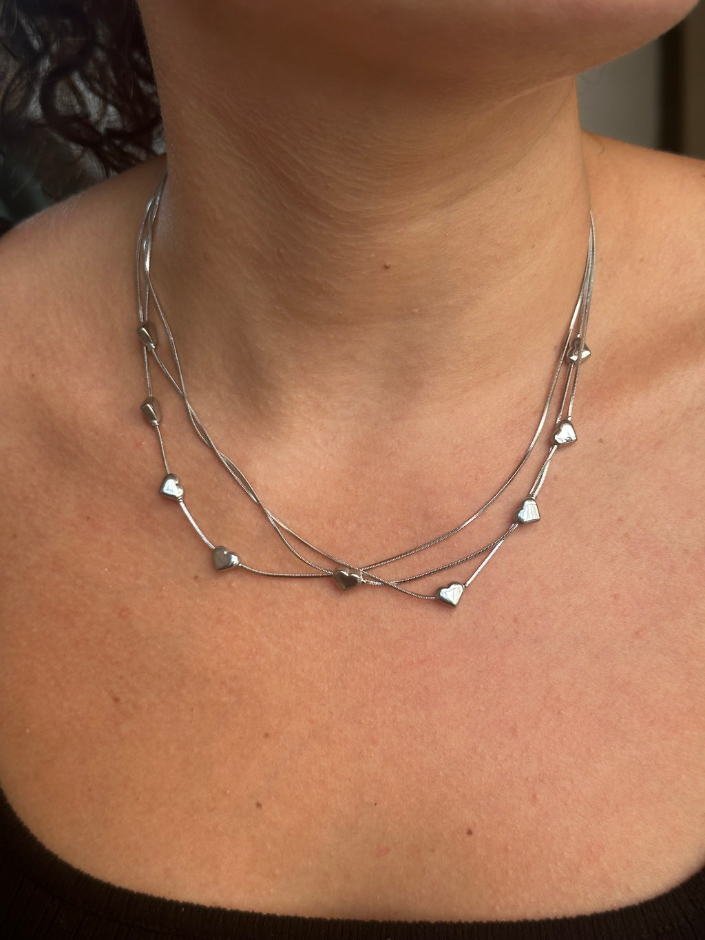 Collana Intreccio di cuori