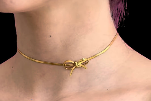 Collana Chocker Fiocco