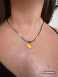 Heart Snake Necklace