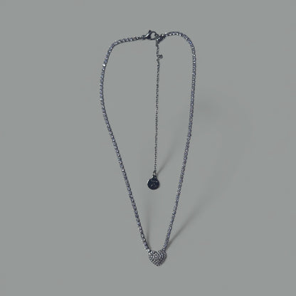 Collana Tennis Cuore (con cursore)