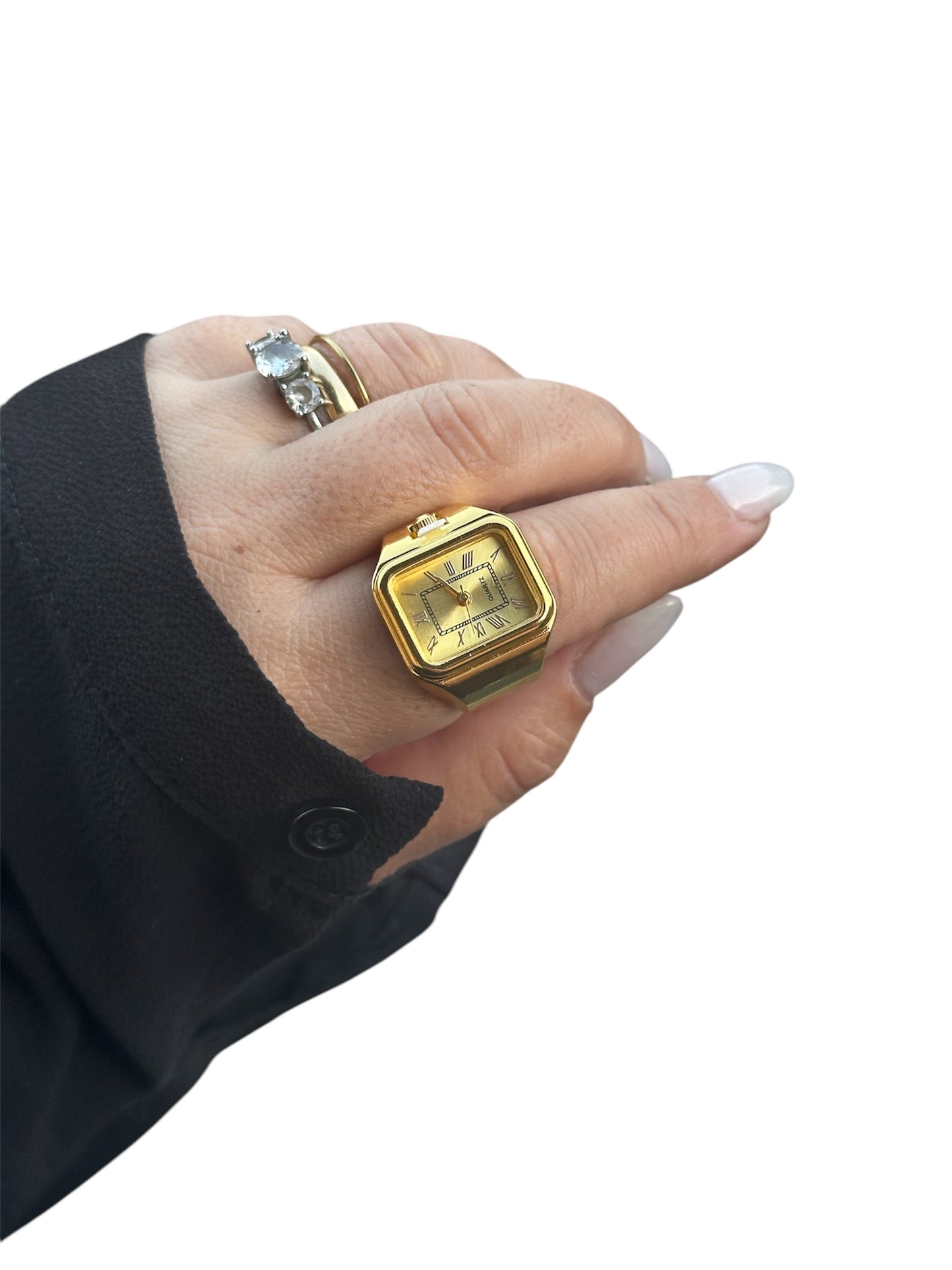 Anello Watch Rettangolare
