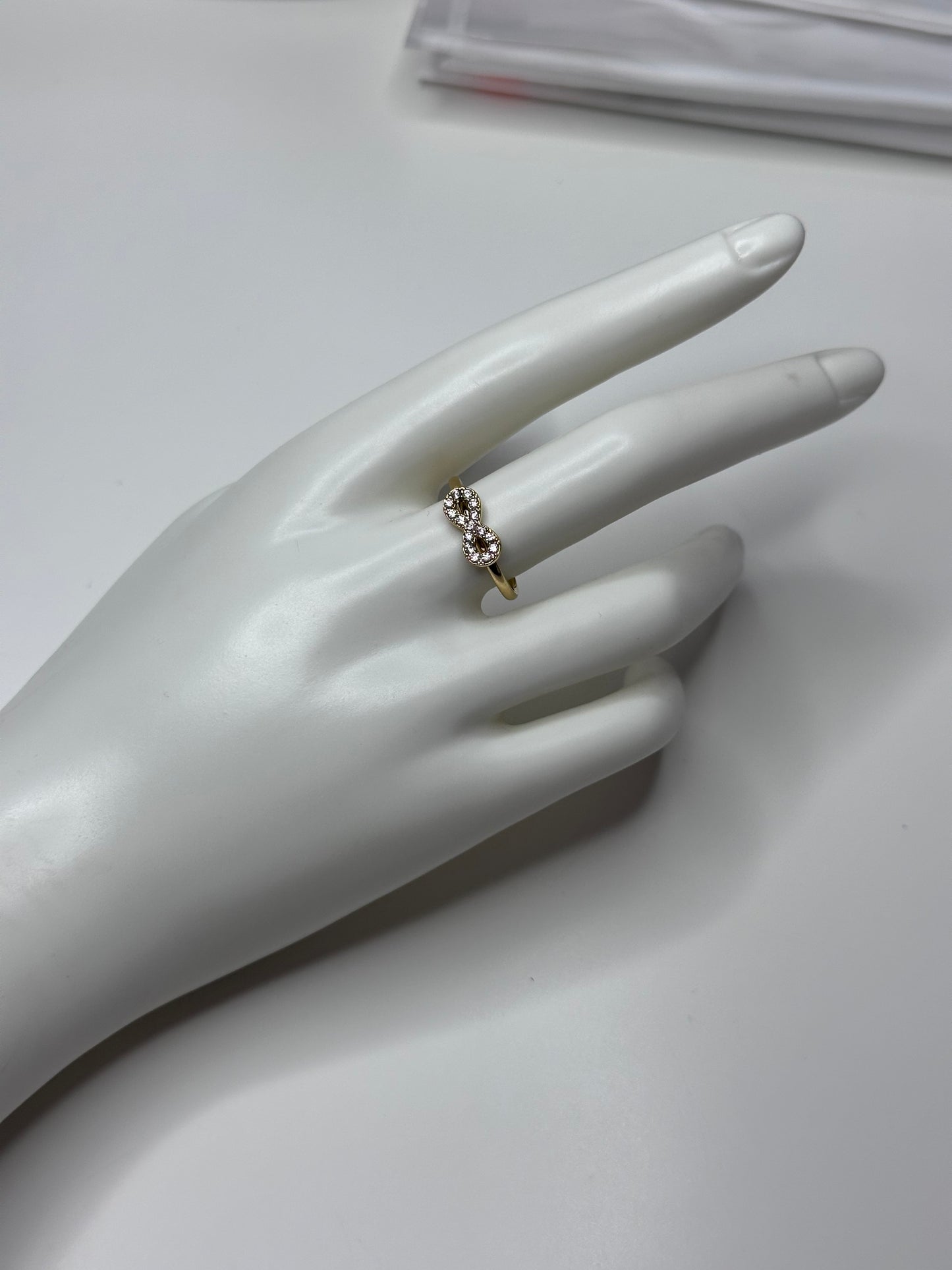 Anello Infinito Strass