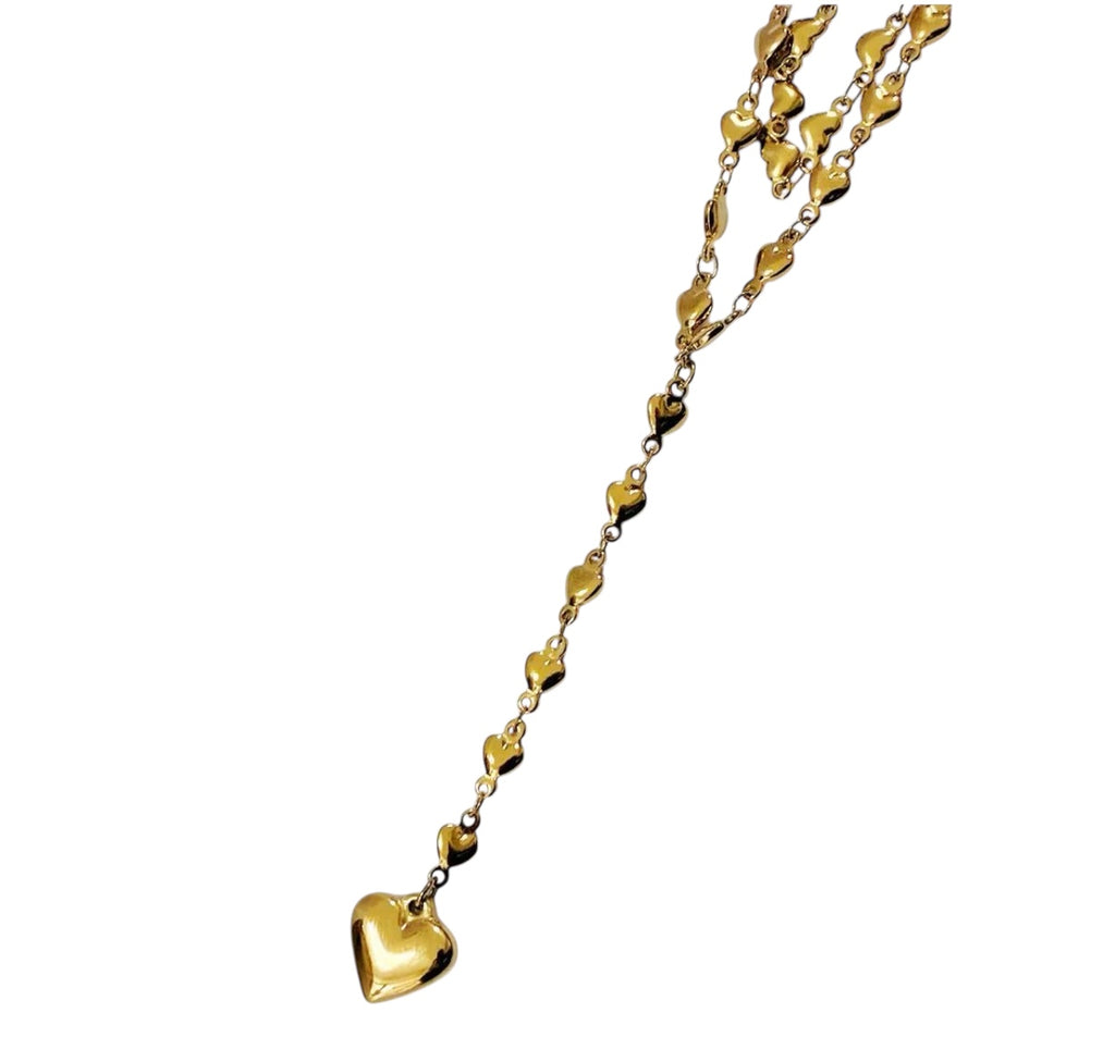 Collana Double Heart Chain
