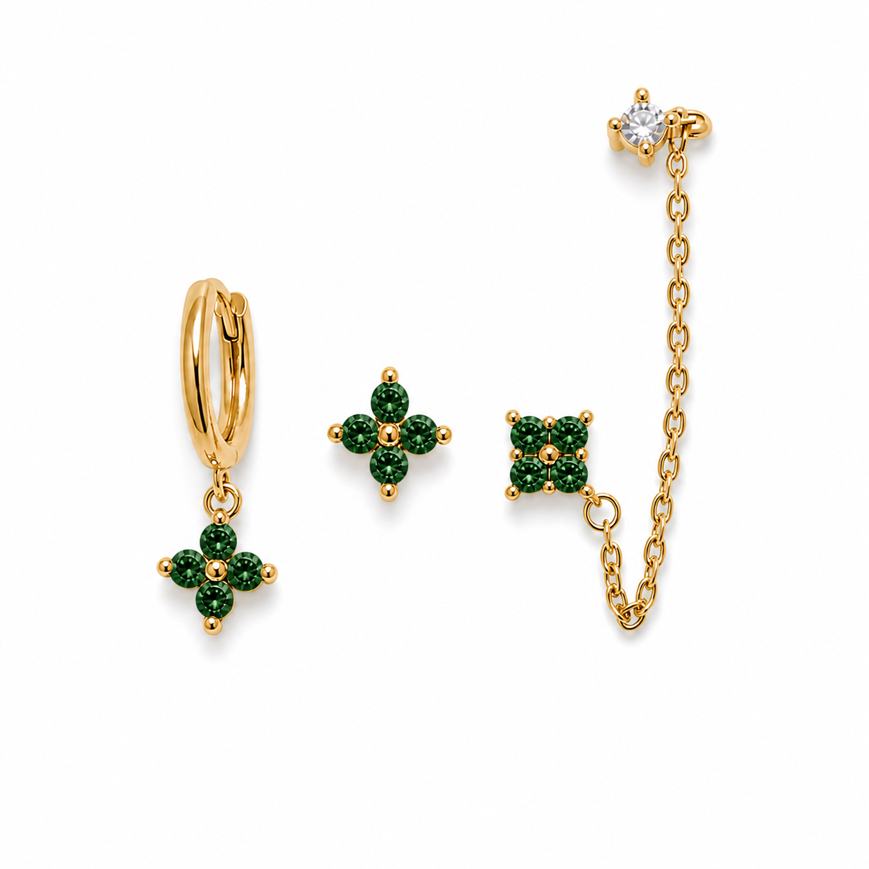 Set Orecchini Cristalli
