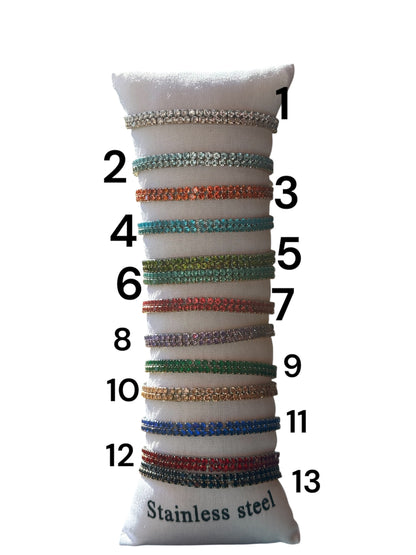 Tennis Elastic Strass