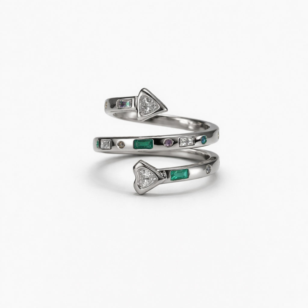 Anello Aurora Esmeralda