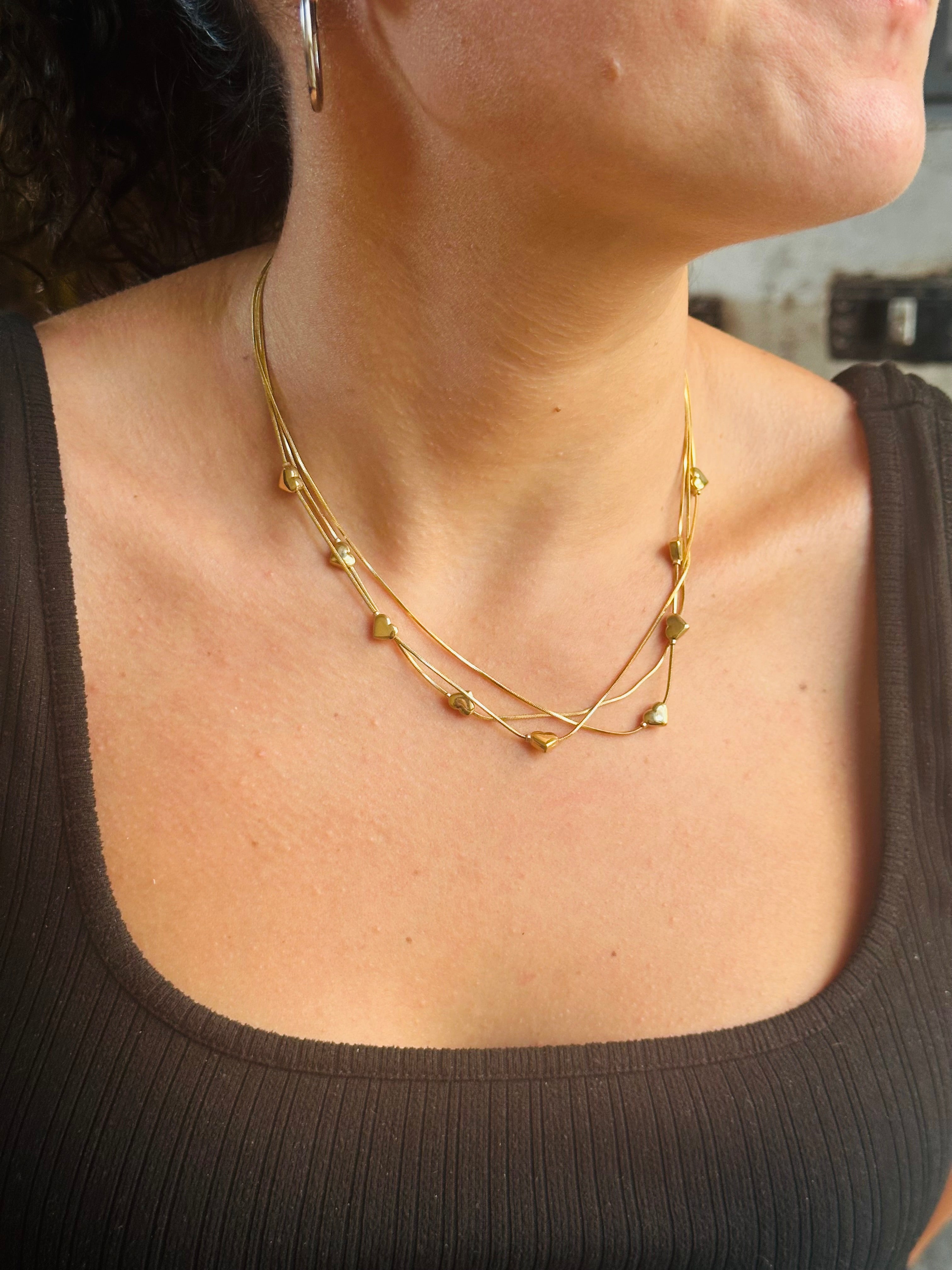 Collana Intreccio di cuori